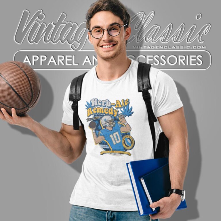 Justin Herbert Vintage Beer Label Style T Shirt Justin Herbert Vintage Beer Label Style T Shirt