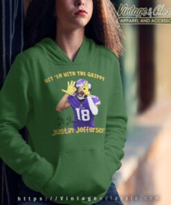 Justin Jefferson Griddy Dance Minnesota Vikings Hoodie