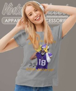 Justin Jefferson Griddy Dance Minnesota Vikings Women TShirt