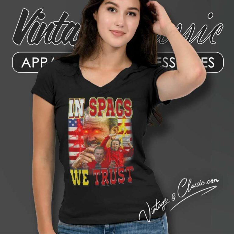 In Spags we Trust Steve Spagnuolo V Neck TShirt In Spags we Trust Steve Spagnuolo V Neck TShirt