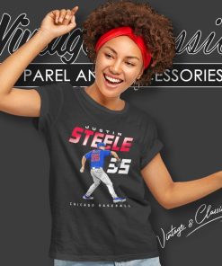 Justin Steele 35 Chicago Cubs Baseball Women TShirt