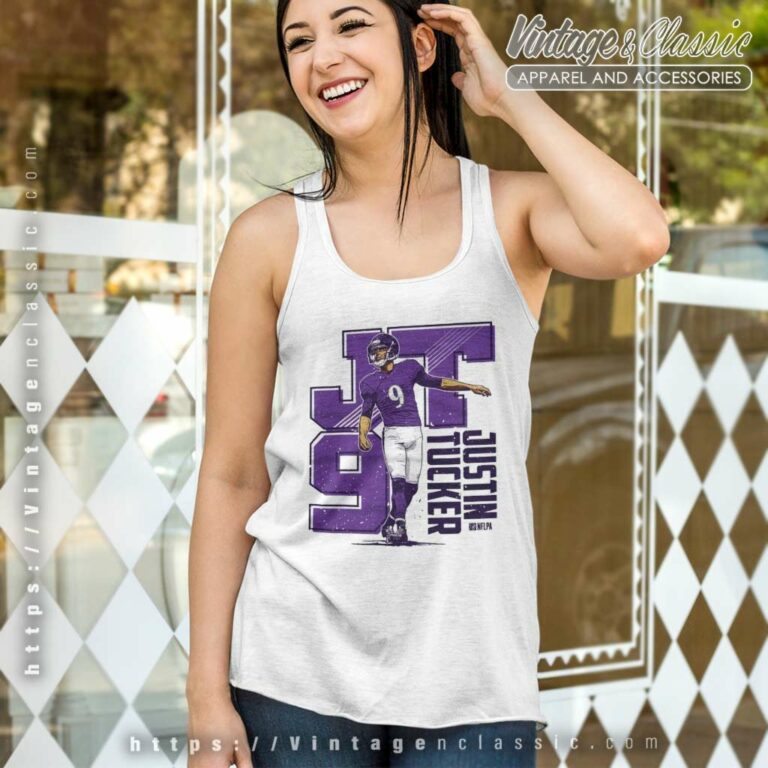 Justin Tucker Baltimore Football Tank Top Racerback Justin Tucker Baltimore Football Tank Top Racerback
