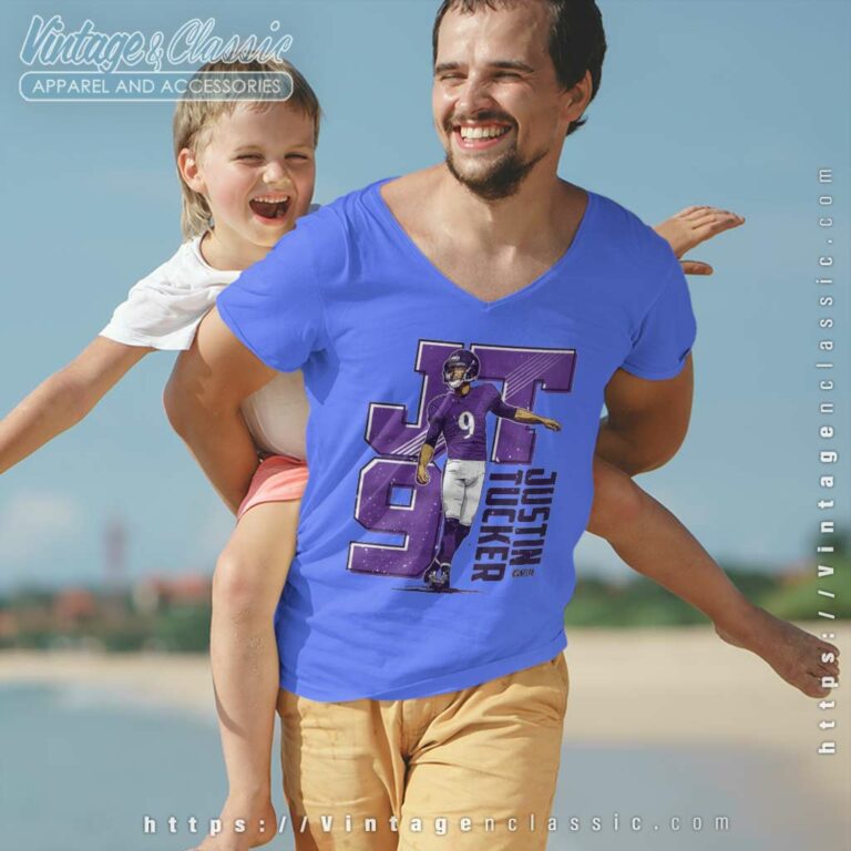Justin Tucker Baltimore Football V Neck TShirt Justin Tucker Baltimore Football V Neck TShirt