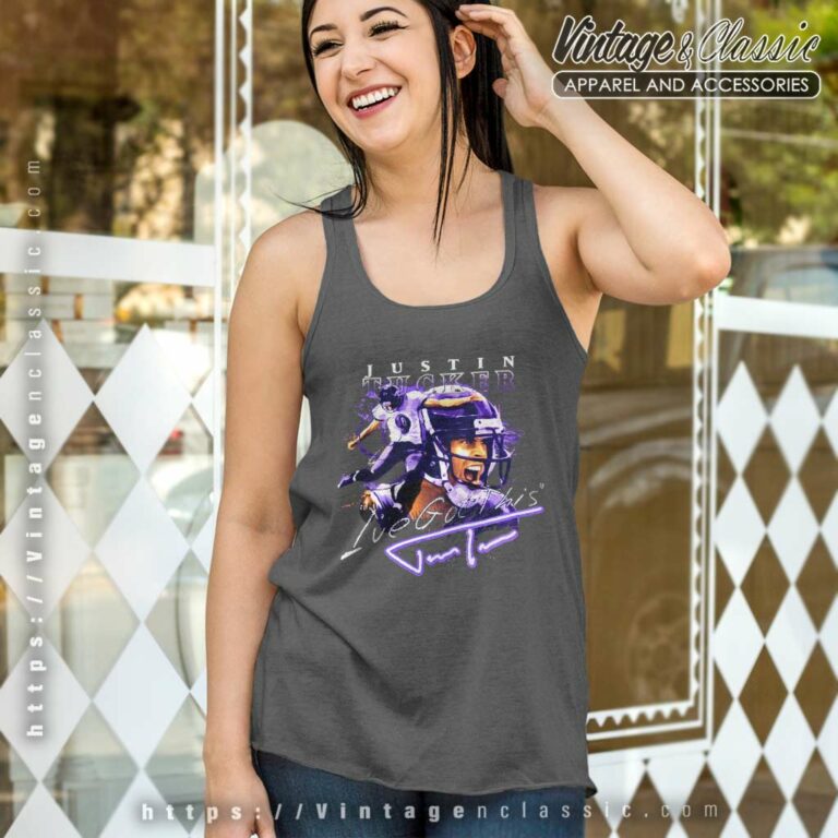 Justin Tucker Nfl Art Tank Top Racerback Justin Tucker Nfl Art Tank Top Racerback