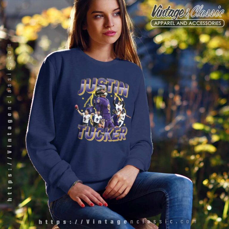 Justin Tucker Ravens Sweatshirt Justin Tucker Ravens Sweatshirt