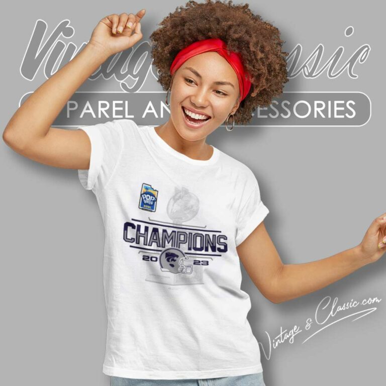 K State Wildcats 2023 Poptart Bowl Champions Women TShirt K State Wildcats 2023 Poptart Bowl Champions Women TShirt
