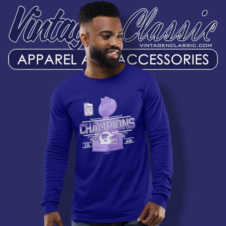 K State Wildcats Pop Tarts Bowl Champions 28 19 Nc State Score Long Sleeve Tee K State Wildcats Pop Tarts Bowl Champions 28 19 Nc State Score Long Sleeve Tee