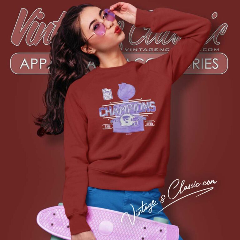 K State Wildcats Pop Tarts Bowl Champions 28 19 Nc State Score Sweatshirt K State Wildcats Pop Tarts Bowl Champions 28 19 Nc State Score Sweatshirt