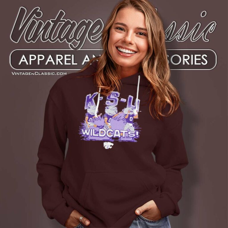 K State Wildcats Willie Football Ksu Hoodie K State Wildcats Willie Football Ksu Hoodie