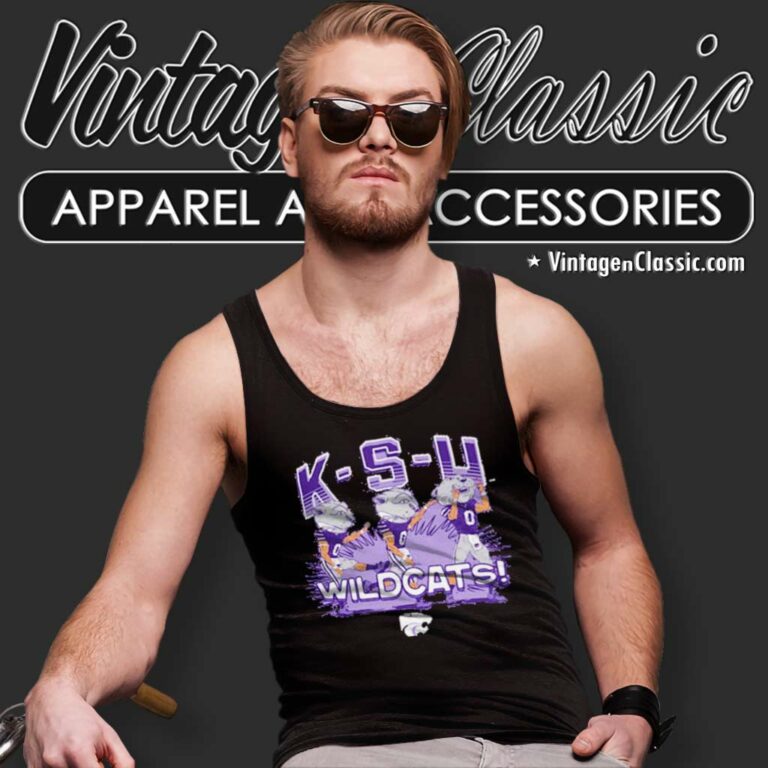 K State Wildcats Willie Football Ksu Tank Top Racerback K State Wildcats Willie Football Ksu Tank Top Racerback