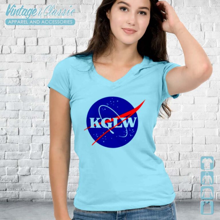 KGLW Nasa Logo Vneck KGLW Nasa Logo Vneck
