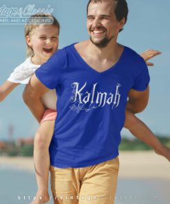Kalmah Logo V Neck TShirt