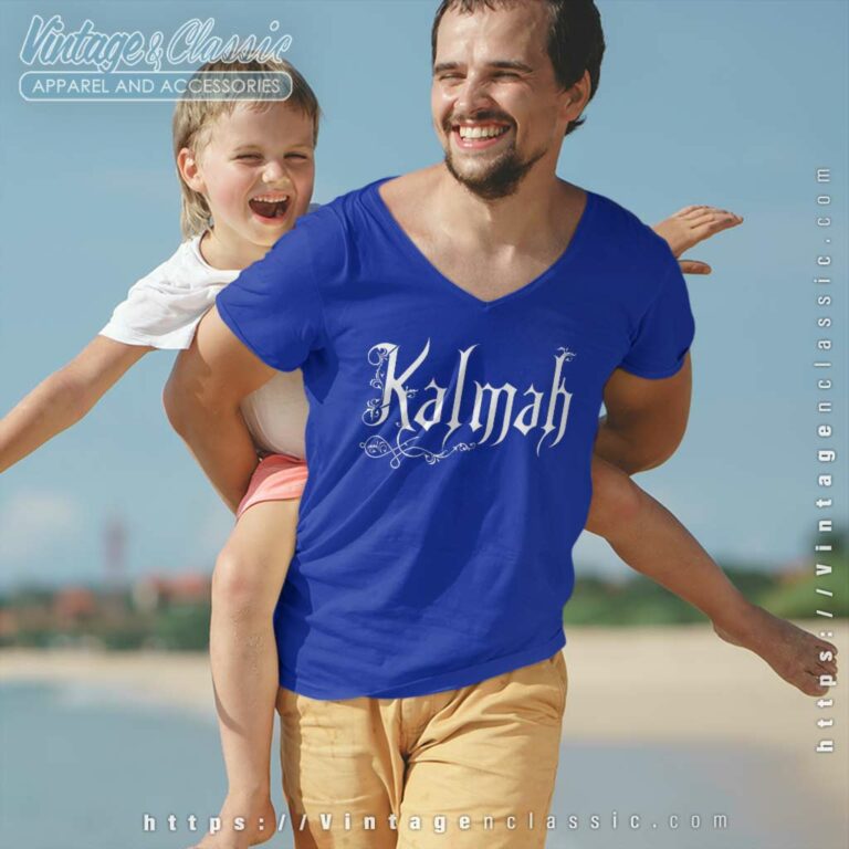 Kalmah Logo V Neck TShirt Kalmah Logo V Neck TShirt