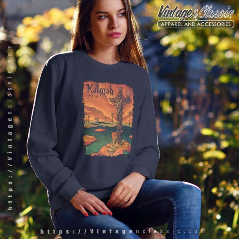 Kalmah Shirt Kalmah Album Cover Sweatshirt Kalmah Shirt Kalmah Album Cover Sweatshirt