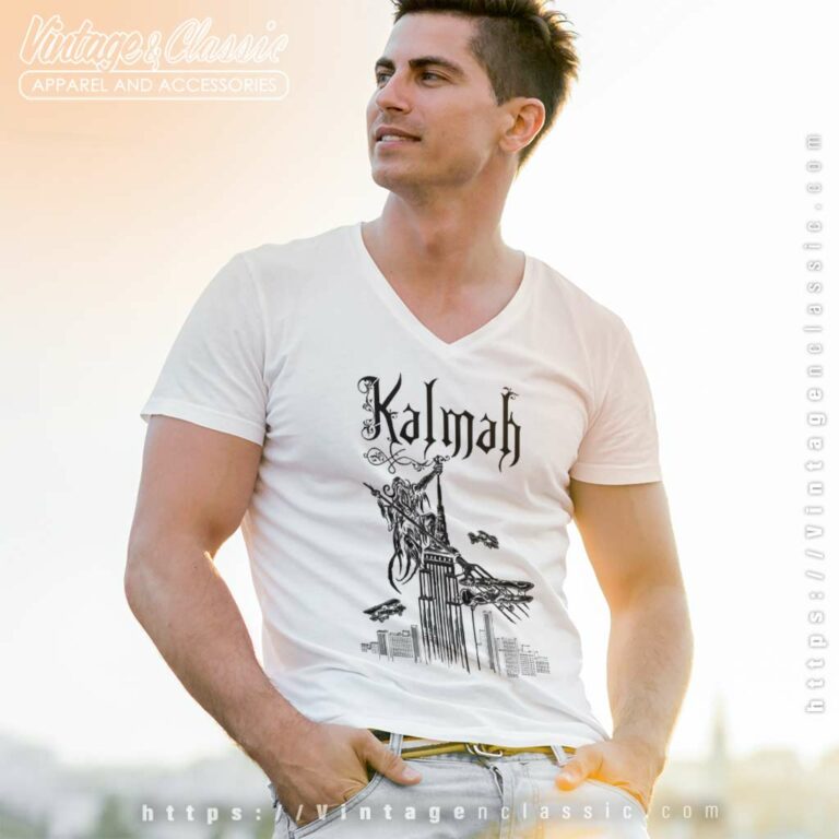 Kalmah Shirt Swamp To Victory Tour 2019 V Neck TShirt Kalmah Shirt Swamp To Victory Tour 2019 V Neck TShirt