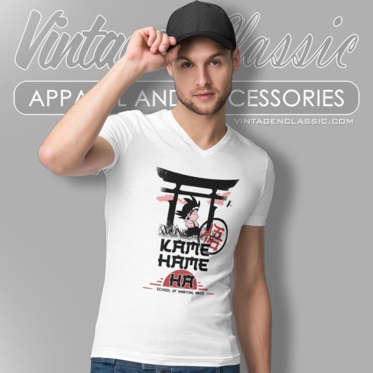 Kame Hame School Of Martial Arts V Neck TShirt Kame Hame School Of Martial Arts V Neck TShirt