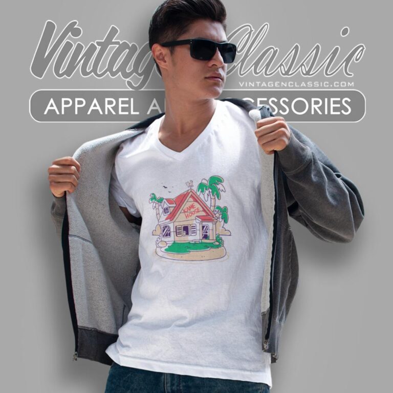 Kame House Dragon Ball V Neck TShirt Kame House Dragon Ball V Neck TShirt