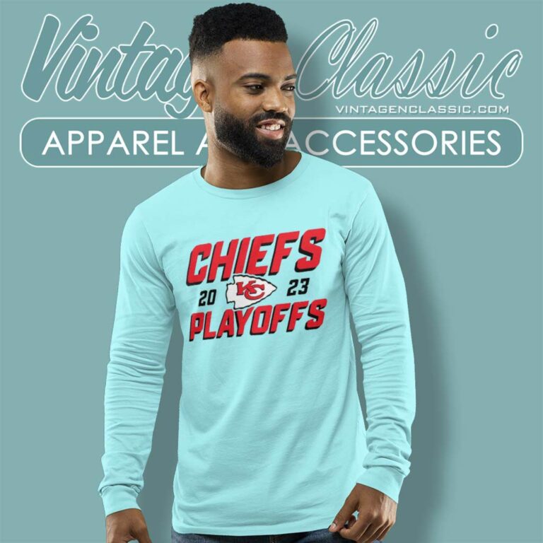 Kansas City Chiefs 2023 Nfl Playoffs Long Sleeve Tee Kansas City Chiefs 2023 Nfl Playoffs Long Sleeve Tee
