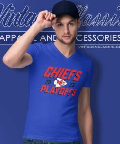 Kansas City Chiefs 2023 Nfl Playoffs V Neck TShirt