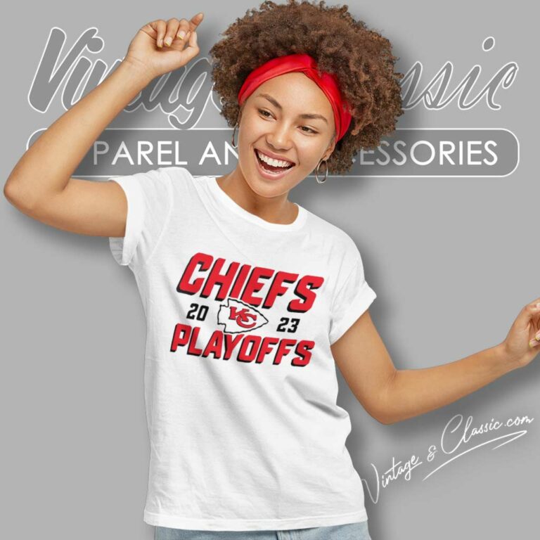 Kansas City Chiefs 2023 Nfl Playoffs Women TShirt Kansas City Chiefs 2023 Nfl Playoffs Women TShirt