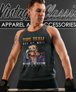 Kansas City Chiefs 2024 Super Bowl Lviii Betty Boop Tank Top Racerback