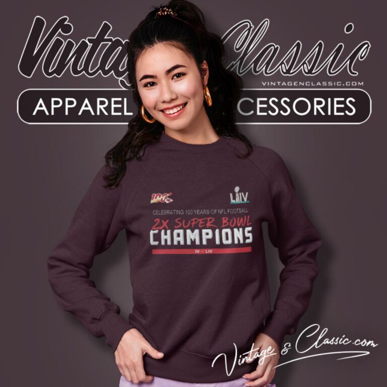 Kansas City Chiefs 2x Super Bowl Champions Sweatshirt Kansas City Chiefs 2x Super Bowl Champions Sweatshirt