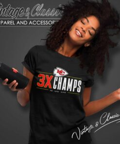Kansas City Chiefs 3x Champions Iv Liv Lvii Women TShirt