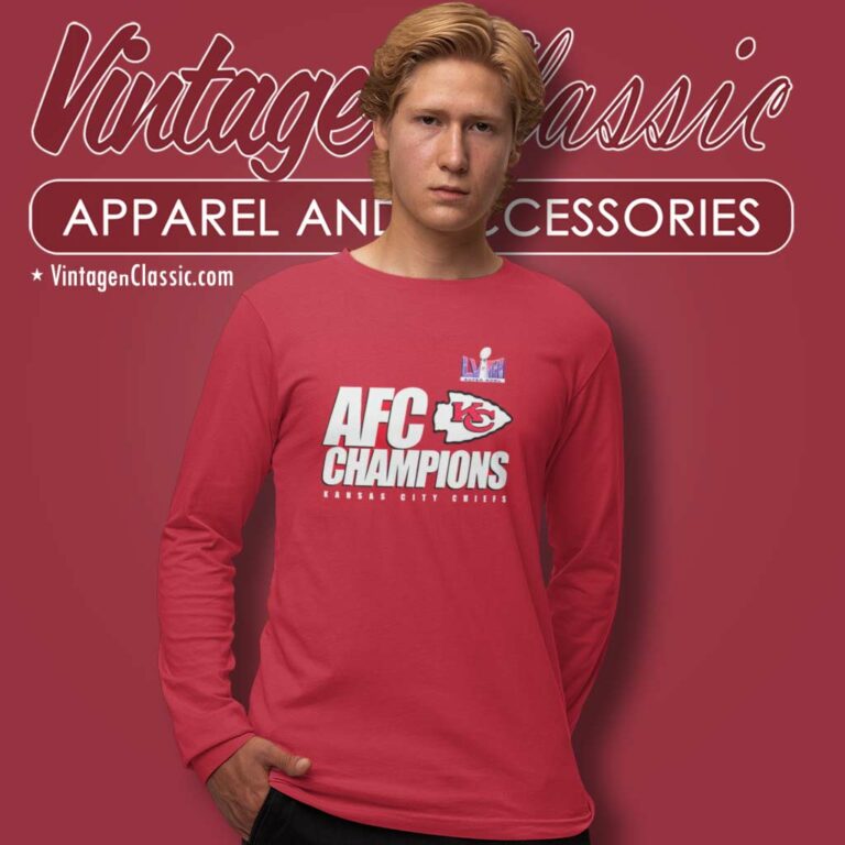 Kansas City Chiefs Afc Champions Long Sleeve Tee Kansas City Chiefs Afc Champions Long Sleeve Tee