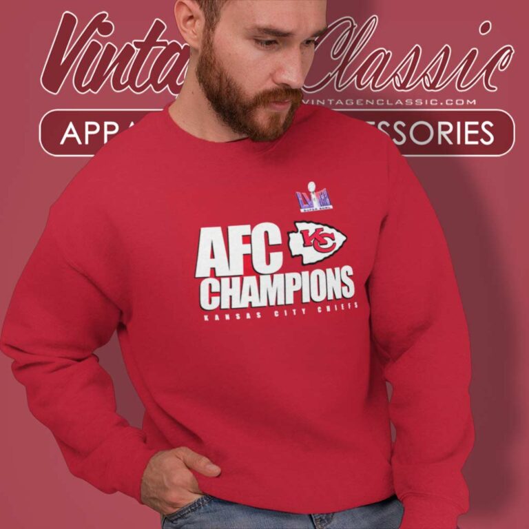 Kansas City Chiefs Afc Champions Sweatshirt Kansas City Chiefs Afc Champions Sweatshirt