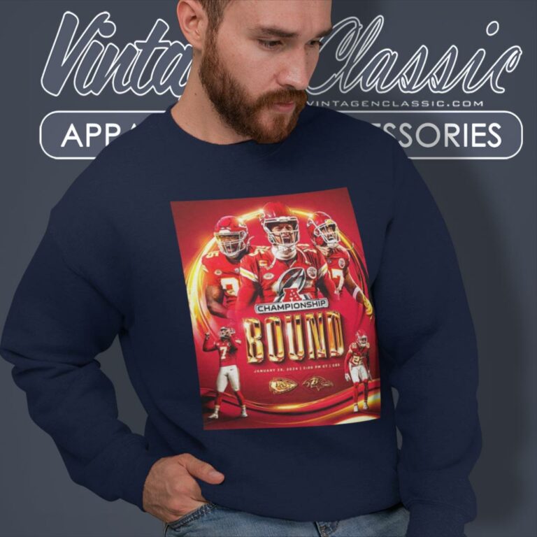 Kansas City Chiefs Afc Championship 2024 Bound Versus Baltimore Ravens Sweatshirt Kansas City Chiefs Afc Championship 2024 Bound Versus Baltimore Ravens Sweatshirt