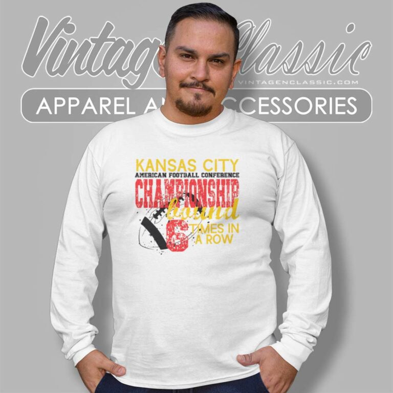 Kansas City Chiefs Afc Championship Long Sleeve Tee Kansas City Chiefs Afc Championship Long Sleeve Tee