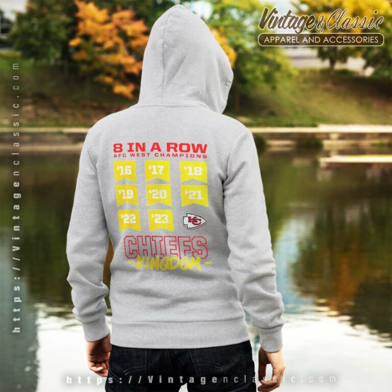 Kansas City Chiefs Afc West Champions back hoodie Kansas City Chiefs Afc West Champions back hoodie