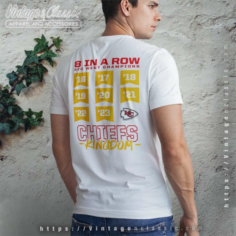 Kansas City Chiefs Afc West Champions back tshirt Kansas City Chiefs Afc West Champions back tshirt