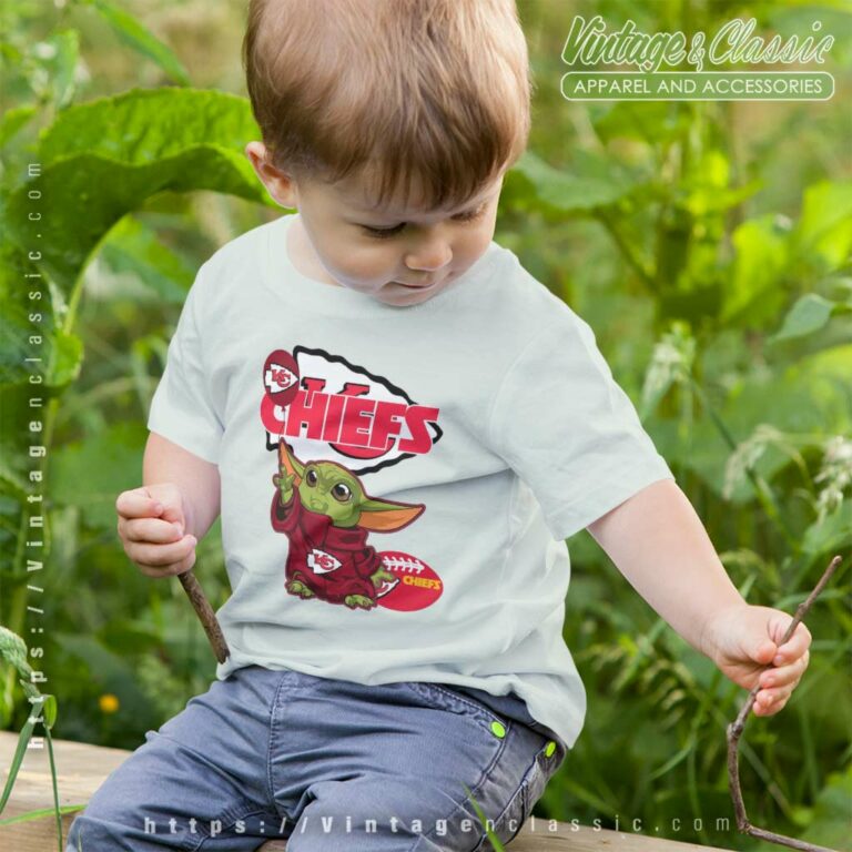 Kansas City Chiefs Baby Yoda Nfl Kids T Shirt Kansas City Chiefs Baby Yoda Nfl Kids T Shirt