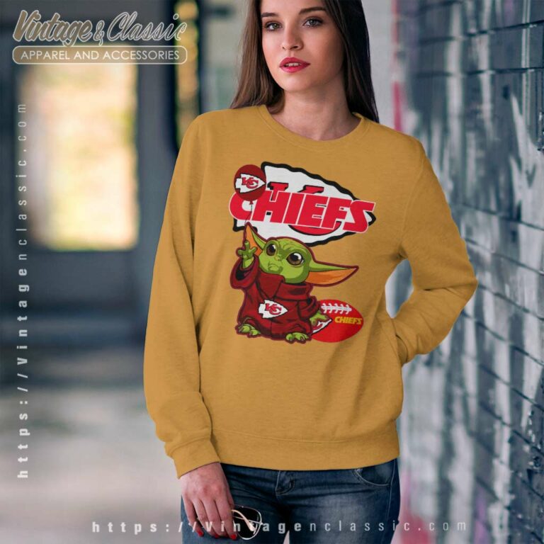 Kansas City Chiefs Baby Yoda Nfl Sweatshirt Kansas City Chiefs Baby Yoda Nfl Sweatshirt