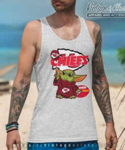 Kansas City Chiefs Baby Yoda Nfl Tank Top Racerback