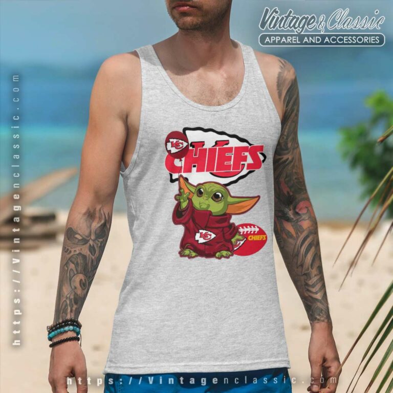 Kansas City Chiefs Baby Yoda Nfl Tank Top Racerback Kansas City Chiefs Baby Yoda Nfl Tank Top Racerback