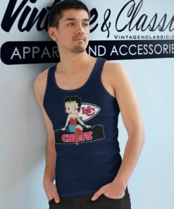 Kansas City Chiefs Betty Boop Nfl Tank Top Racerback