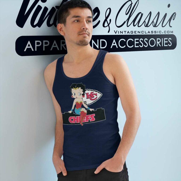 Kansas City Chiefs Betty Boop Nfl Tank Top Racerback Kansas City Chiefs Betty Boop Nfl Tank Top Racerback