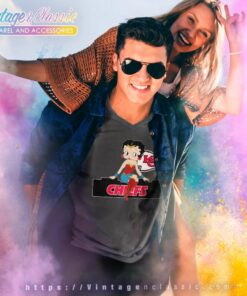 Kansas City Chiefs Betty Boop Nfl V Neck TShirt