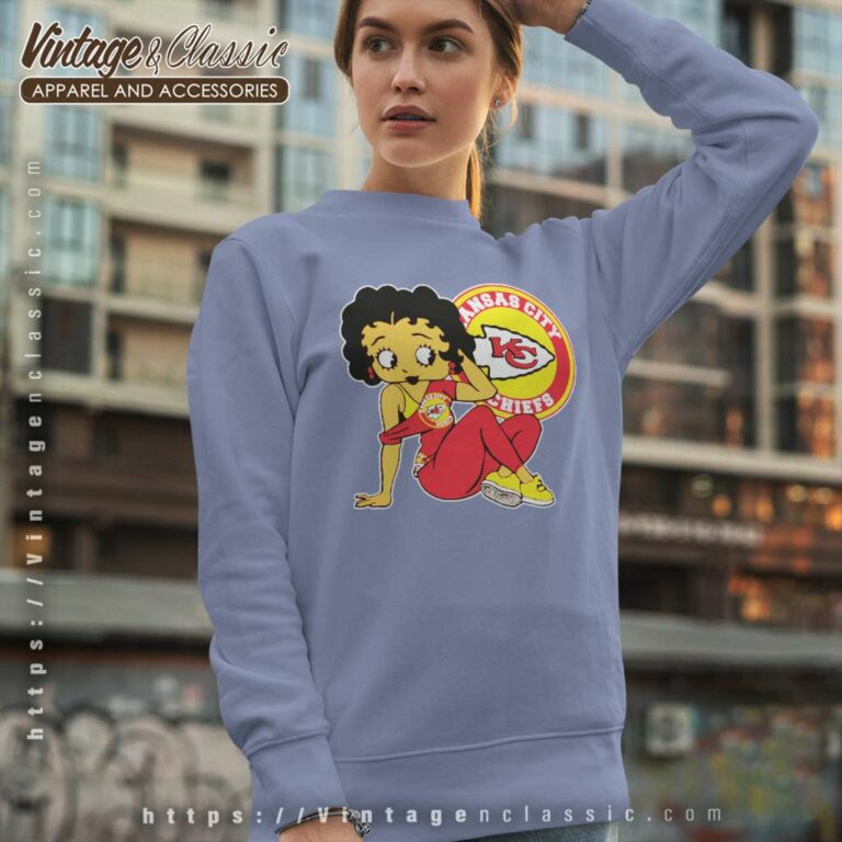 Kansas City Chiefs Betty Boop Sweatshirt Kansas City Chiefs Betty Boop Sweatshirt