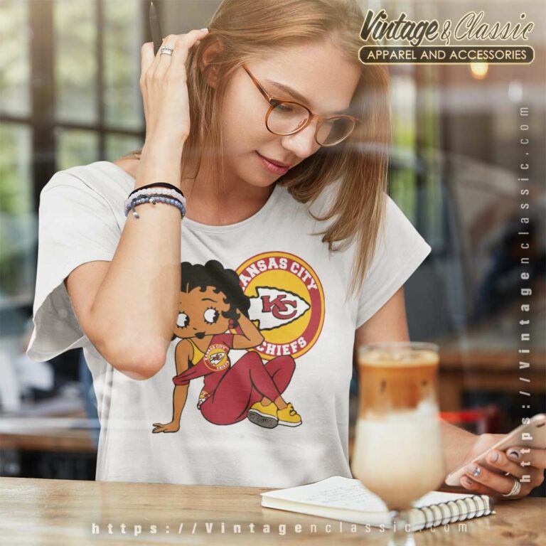 Kansas City Chiefs Betty Boop Women TShirt Kansas City Chiefs Betty Boop Women TShirt