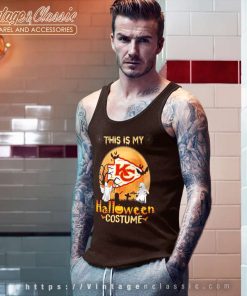 Kansas City Chiefs Boos This Is My Halloween Costume Moon Tank Top Racerback