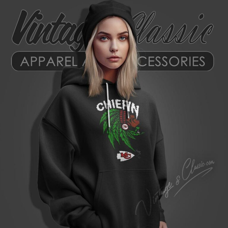 Kansas City Chiefs Chiefin Weed Smoking Indian Hoodie Kansas City Chiefs Chiefin Weed Smoking Indian Hoodie