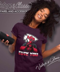 Kansas City Chiefs Deadpool Shirt Love You Fuck You Women TShirt