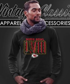Kansas City Chiefs Fanatics Branded Super Bowl Lviii Long Sleeve Tee