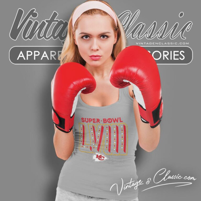 Kansas City Chiefs Fanatics Branded Super Bowl Lviii Tank Top Racerback Kansas City Chiefs Fanatics Branded Super Bowl Lviii Tank Top Racerback