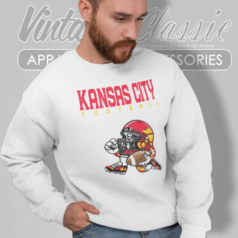 Kansas City Chiefs Football Helmet Vintage Sweatshirt Kansas City Chiefs Football Helmet Vintage Sweatshirt