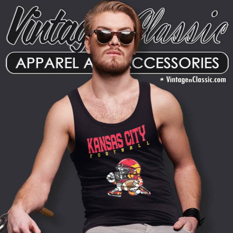 Kansas City Chiefs Football Helmet Vintage Tank Top Racerback Kansas City Chiefs Football Helmet Vintage Tank Top Racerback