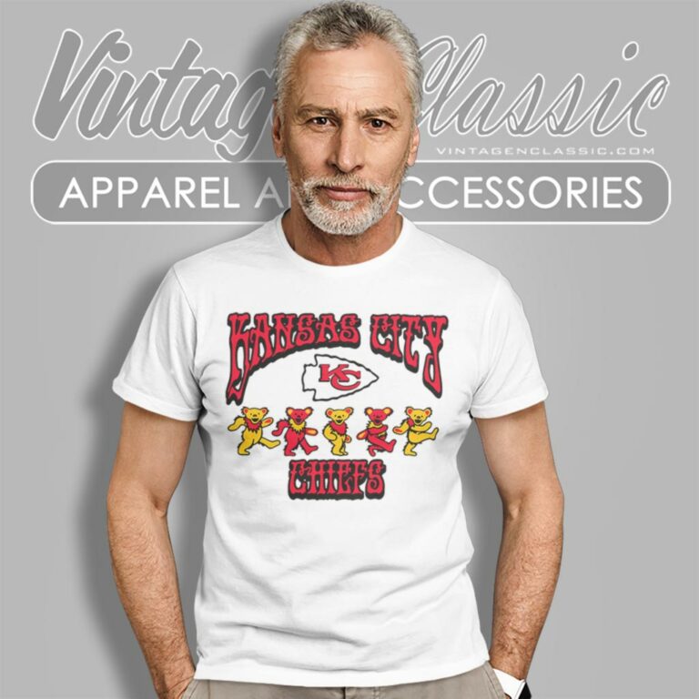 Kansas City Chiefs Grateful Dead Dancing Bears T Shirt Kansas City Chiefs Grateful Dead Dancing Bears T Shirt